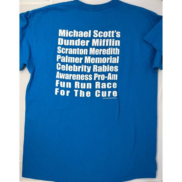 The Office Dunder Mifflin Michael Scott's Fun Run Tshirt size L Pre-Owned - Picture 2 of 6